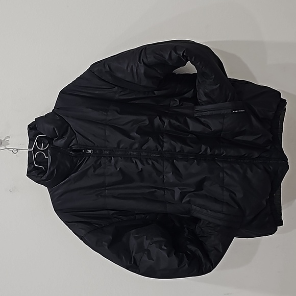 Perry Ellis Portfolio Men's Reversible Down Feather Puffer Jacket Black Size XL - Picture 8 of 12